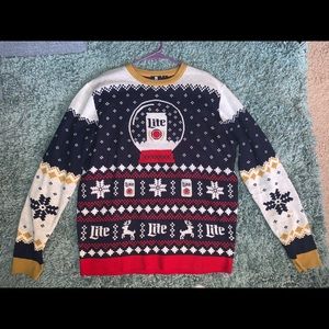 Miller Lite Christmas sweater
